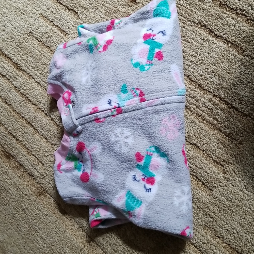 5/25 long sleeve footie pjs size 12m by jumping beans